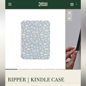 Notions of Habit | Ripper | Kindle Case